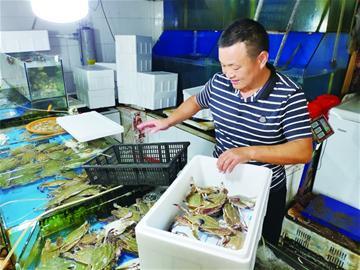 中秋到 水产市场挺火爆 水产品